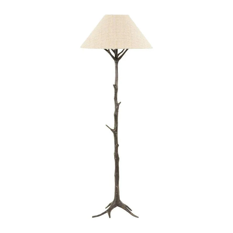 Sprig's Affirmation Tree Style Floor Lamp-Floor Lamps-Wildwood-Black-LOOMLAN
