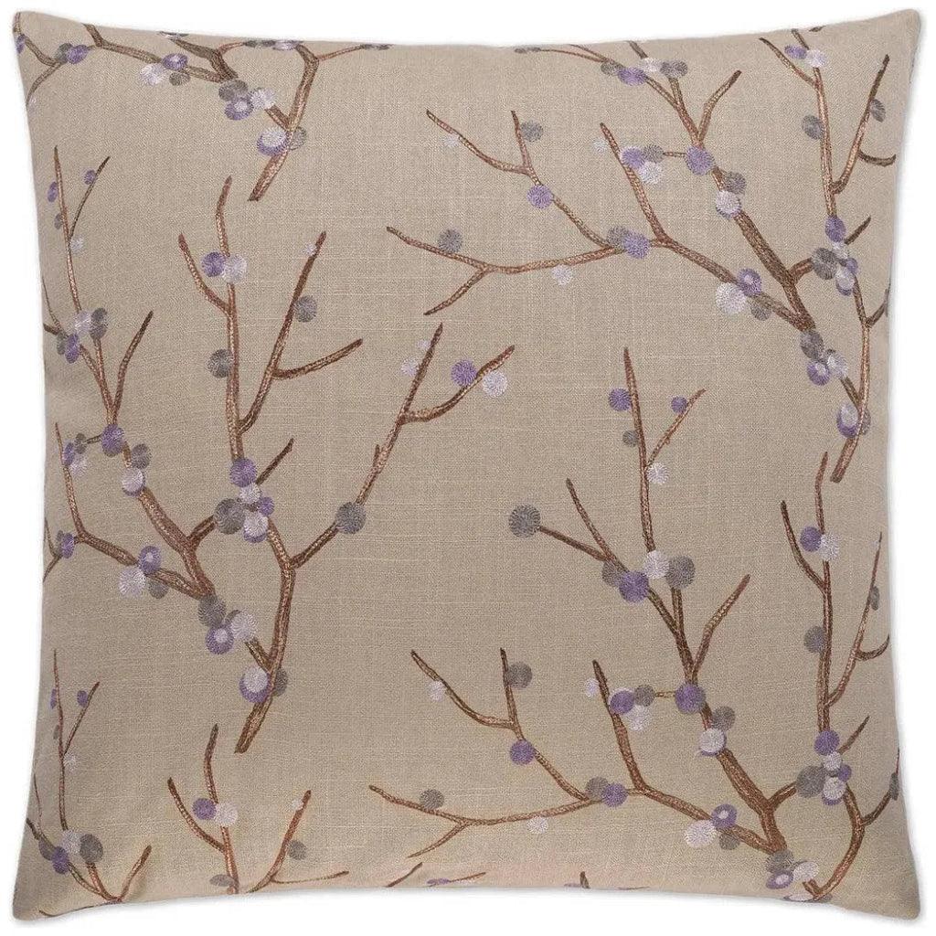 Sprout Brown Throw Pillow With Insert - LOOMLAN - D.V. Kap - Throw Pillows