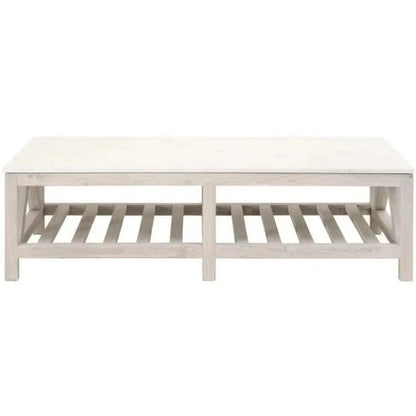 Spruce Coffee Table Reclaimed Pine White Quartz - LOOMLAN - Essentials For Living - Coffee Tables