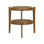 Spyglass Wooden Framed Round Side Table - LOOMLAN - Chelsea House - Side Tables