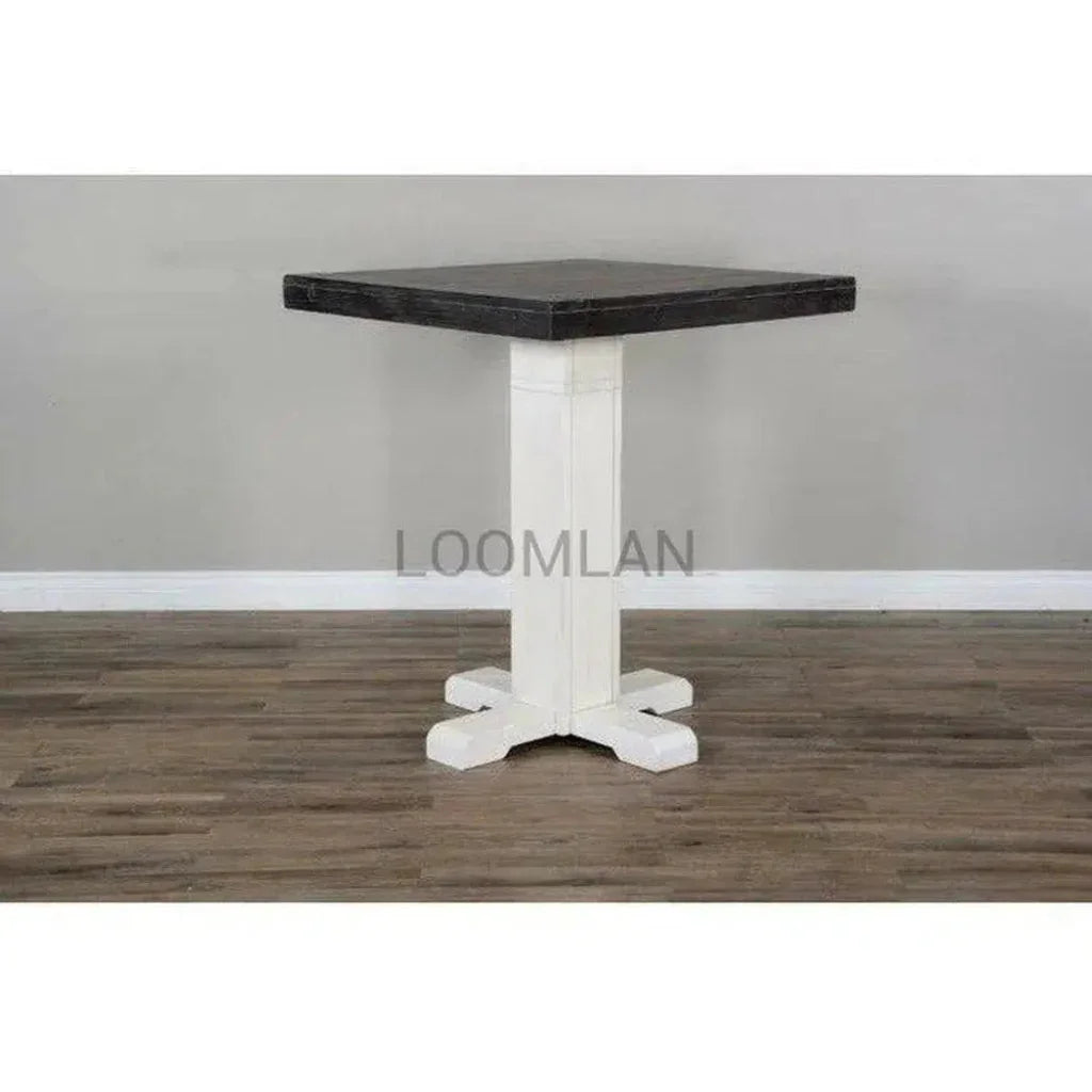 Square Adjustable Height Pub Table - LOOMLAN - Sunny D - Bar Tables