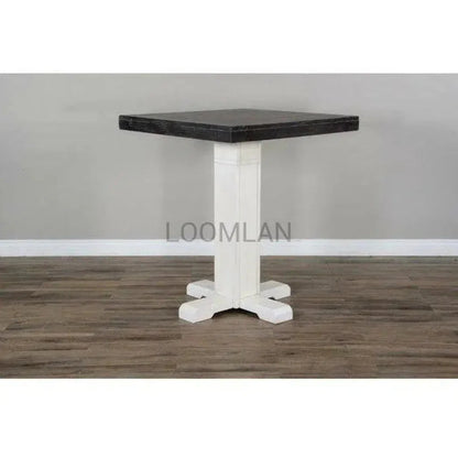 Square Adjustable Height Pub Table - LOOMLAN - Sunny D - Bar Tables