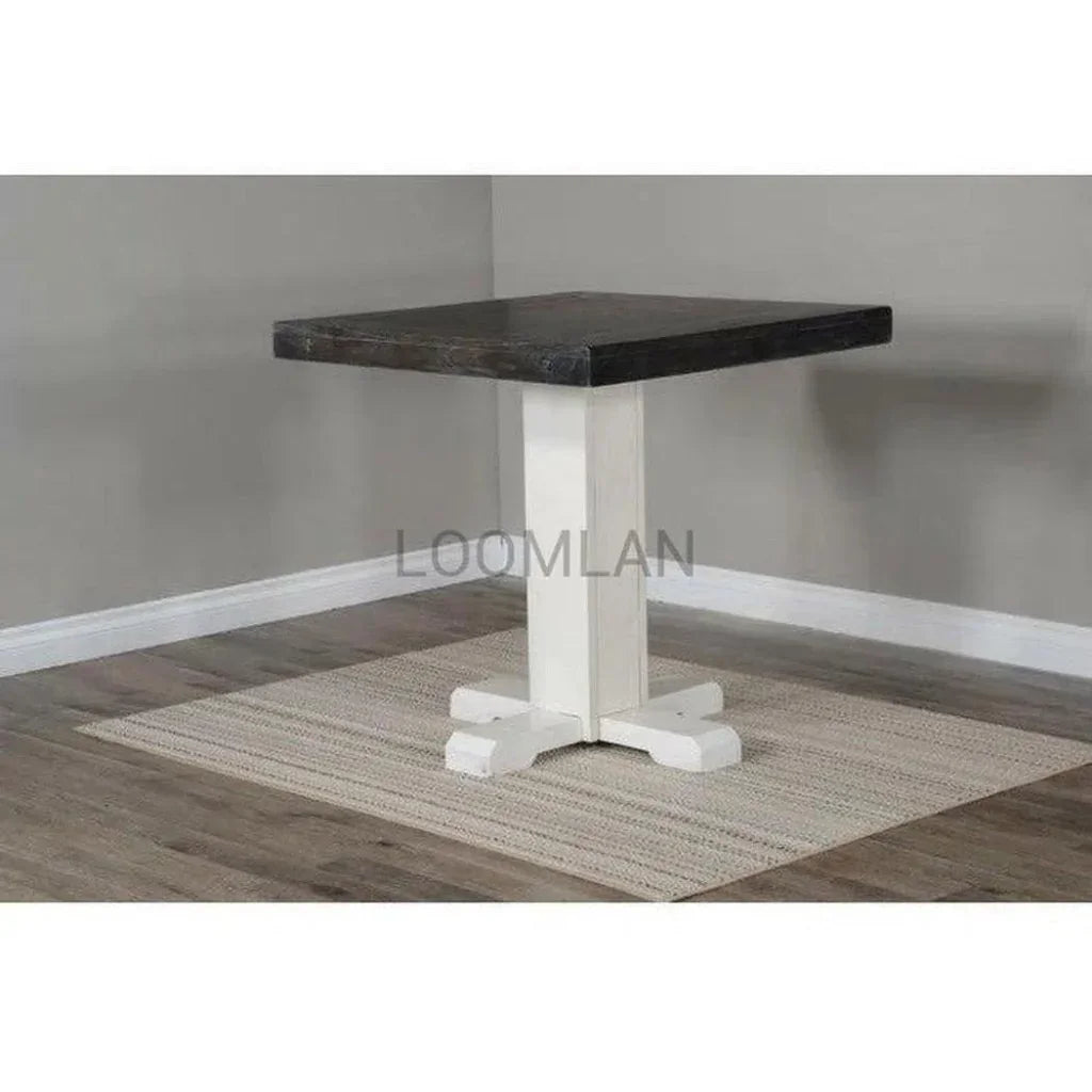 Square Adjustable Height Pub Table - LOOMLAN - Sunny D - Bar Tables