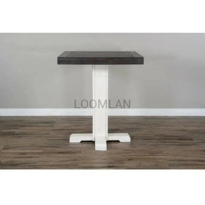 Square Adjustable Height Pub Table - LOOMLAN - Sunny D - Bar Tables