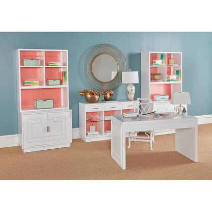 Square Bamboo Design Brass Planter - LOOMLAN - Wildwood - Planters