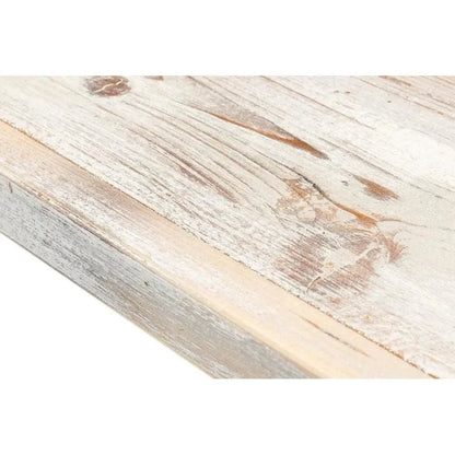 Square Bistro Table Grey Oak-Dining Tables-Sarreid-LOOMLAN