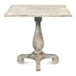 Square Bistro Table Grey Oak-Dining Tables-Sarreid-LOOMLAN