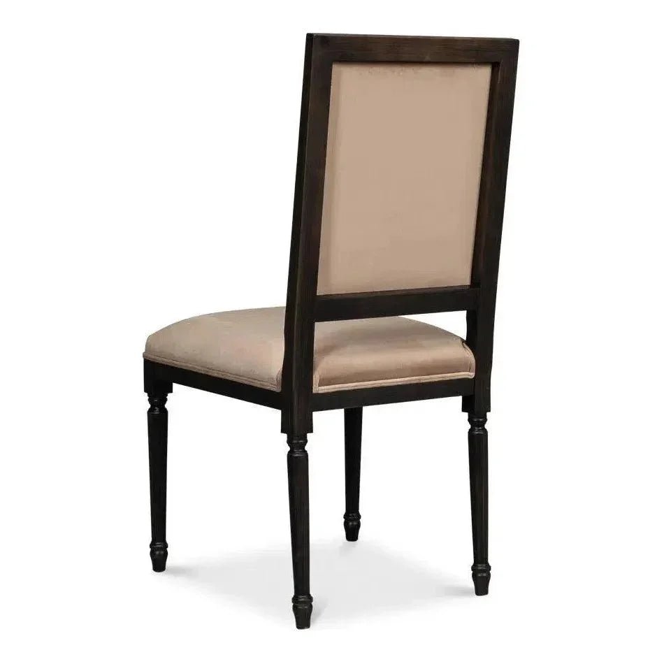 Square Fabric Dining Chair 2PC - LOOMLAN - Sarreid - Dining Chairs