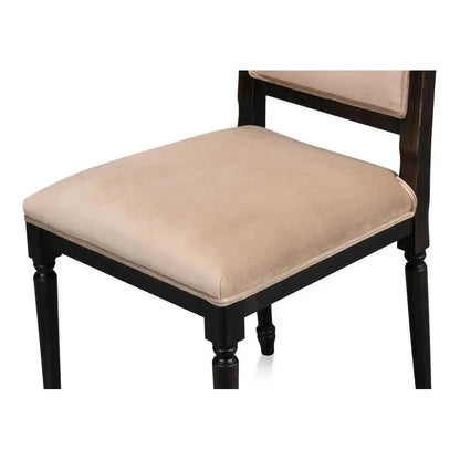 Square Fabric Dining Chair 2PC - LOOMLAN - Sarreid - Dining Chairs
