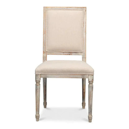 Square Fabric Dining Chair 2PC - LOOMLAN - Sarreid - Dining Chairs