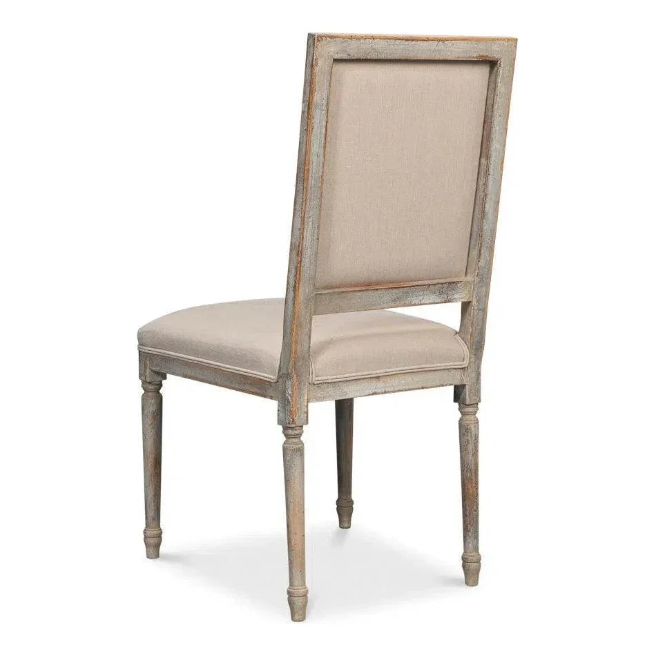 Square Fabric Dining Chair 2PC - LOOMLAN - Sarreid - Dining Chairs