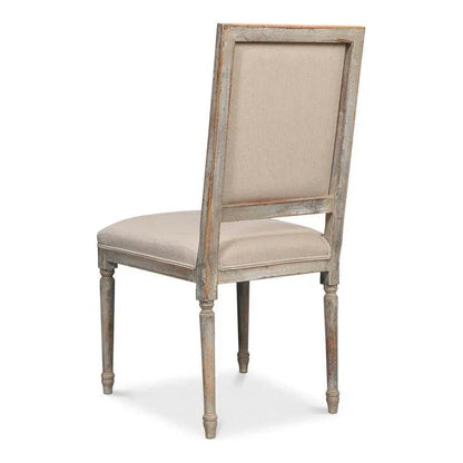 Square Fabric Dining Chair 2PC - LOOMLAN - Sarreid - Dining Chairs