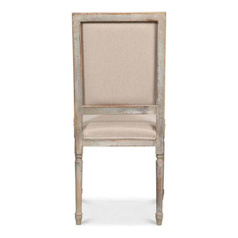Square Fabric Dining Chair 2PC - LOOMLAN - Sarreid - Dining Chairs