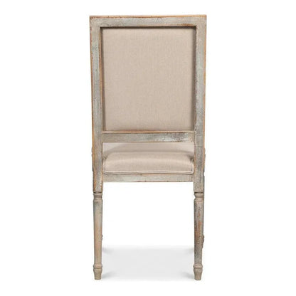 Square Fabric Dining Chair 2PC - LOOMLAN - Sarreid - Dining Chairs