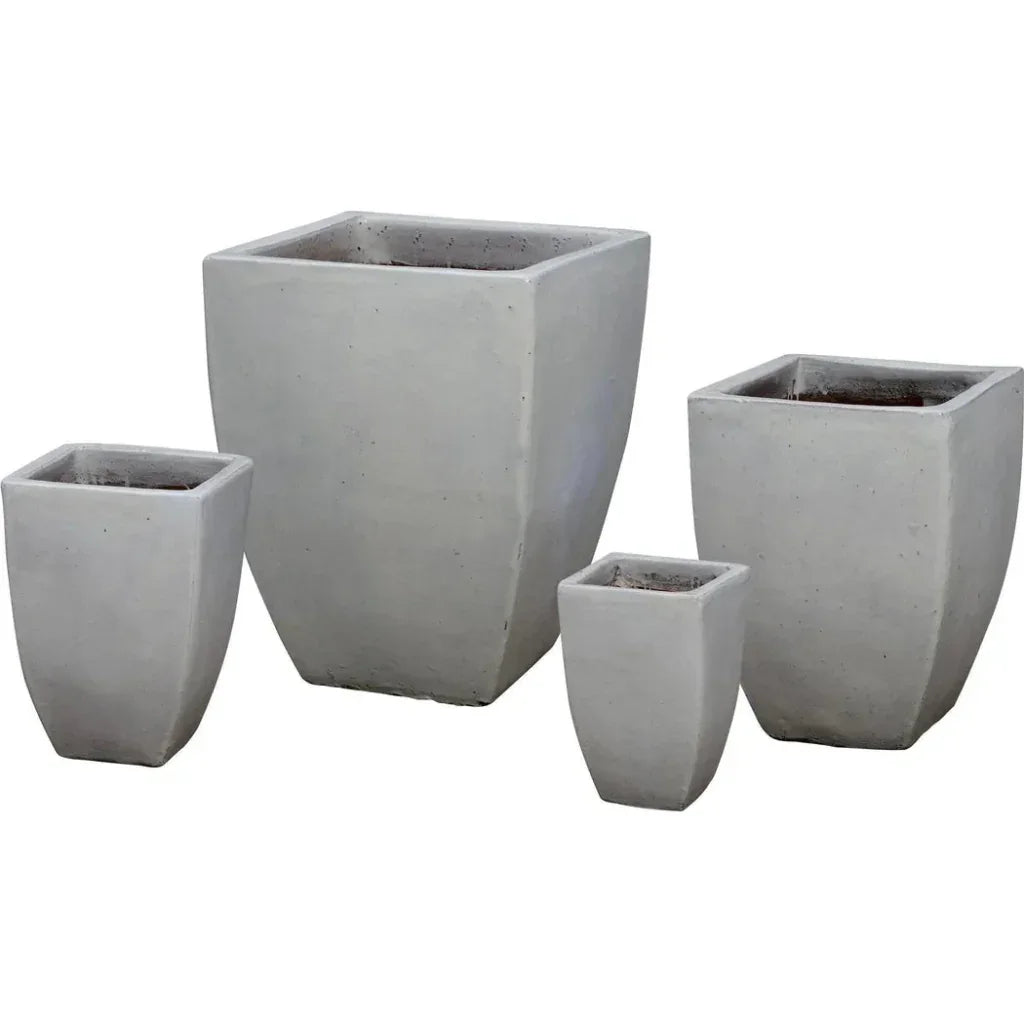 Square Handmade Ceramic Planter - LOOMLAN - Emissary - Planters