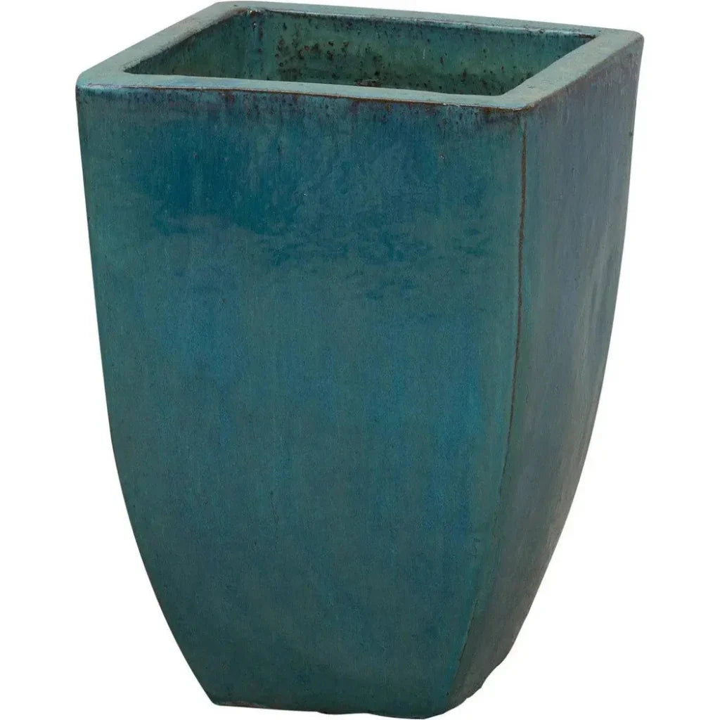 Square Handmade Ceramic Planter - LOOMLAN - Emissary - Planters