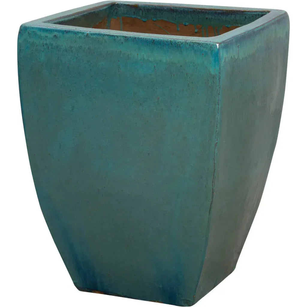 Square Handmade Ceramic Planter - LOOMLAN - Emissary - Planters