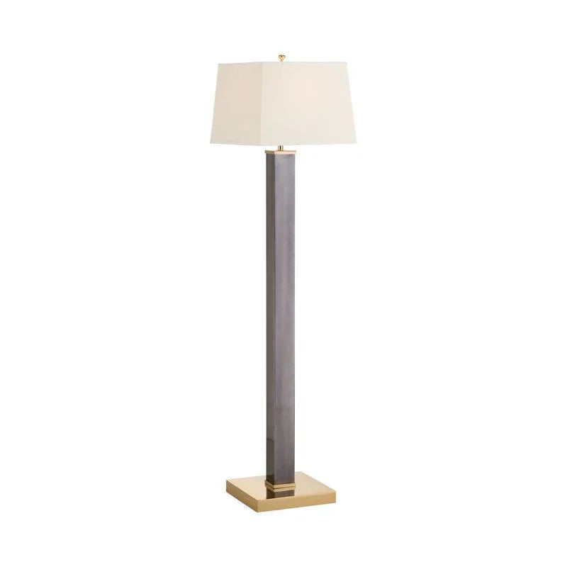 Square Shooter Transitional Floor Lamp-Floor Lamps-Wildwood-LOOMLAN