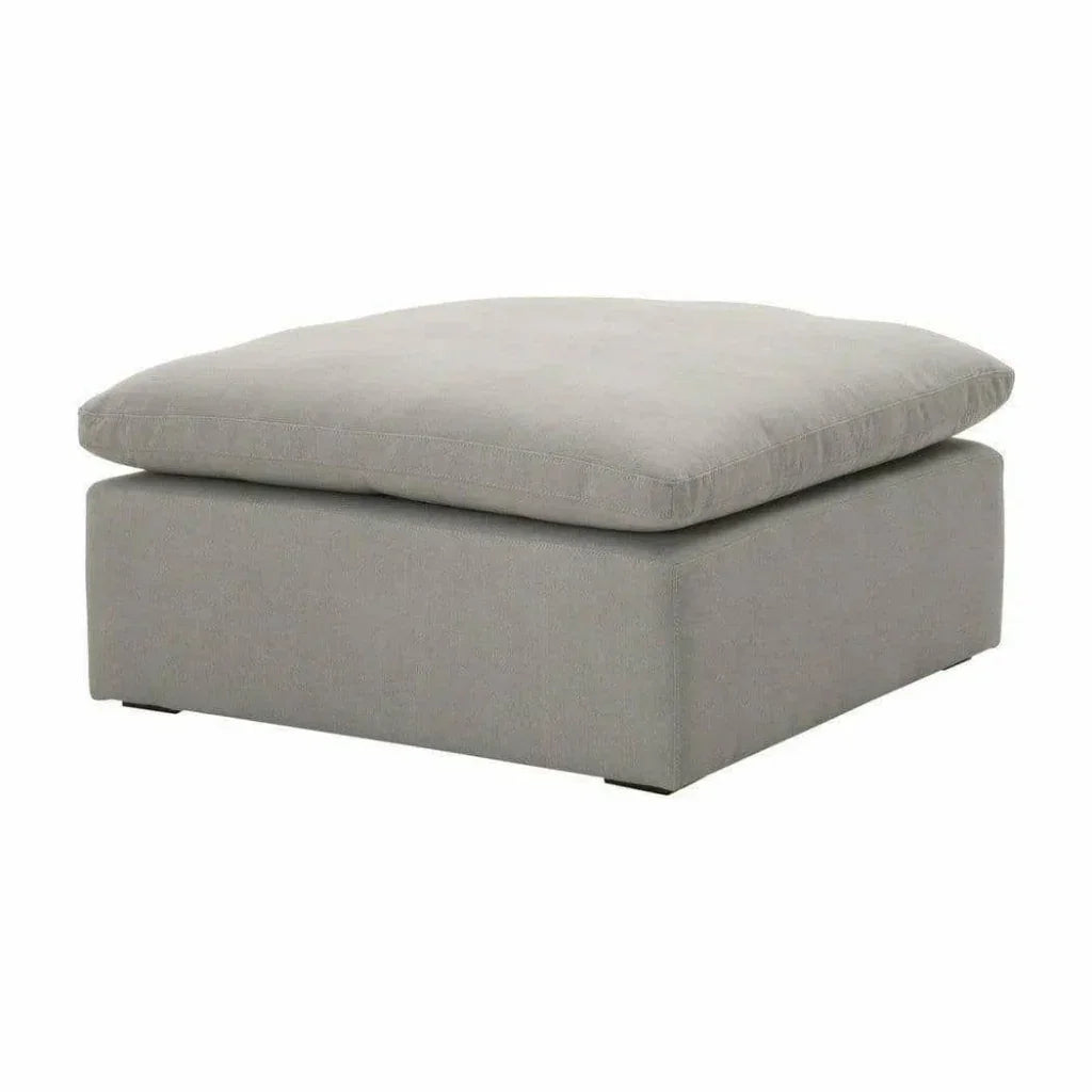 Square Sky Modular Ottoman LiveSmart Grey-Modular Components-Essentials For Living-LOOMLAN
