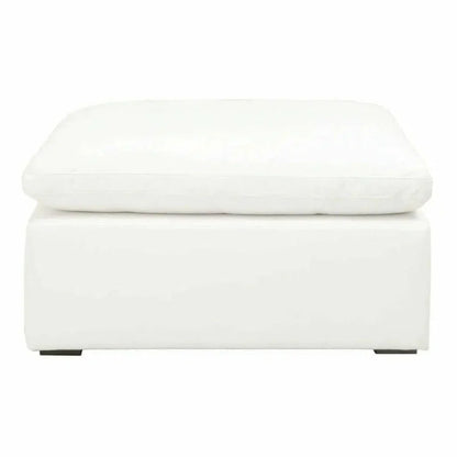 Square Sky Modular Ottoman LiveSmart White-Modular Components-Essentials For Living-LOOMLAN