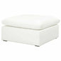 Square Sky Modular Ottoman LiveSmart White-Modular Components-Essentials For Living-LOOMLAN