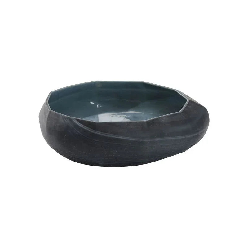 Srinagar Mouth Blown Glass Made Bowl - LOOMLAN - Wildwood - Boxes & Bowls