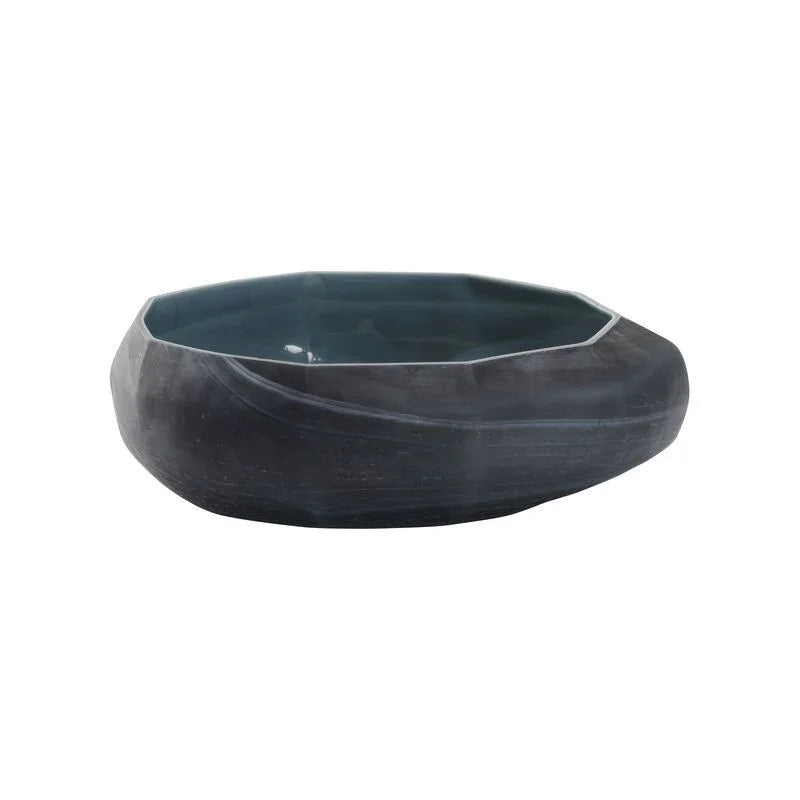 Srinagar Mouth Blown Glass Made Bowl - LOOMLAN - Wildwood - Boxes & Bowls