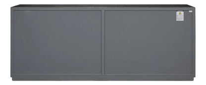 St Lucia Matte Black Wood Sideboard - LOOMLAN - Sarreid - Sideboards