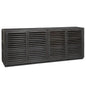 St Lucia Matte Black Wood Sideboard - LOOMLAN - Sarreid - Sideboards