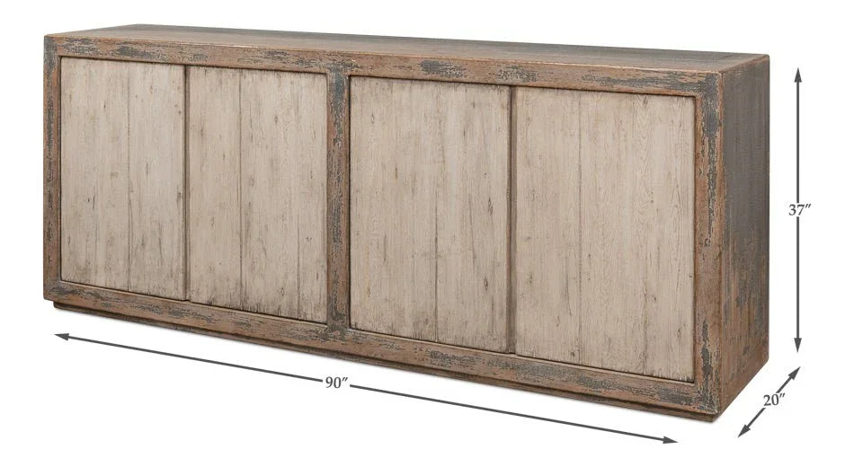 St Martin Distinctive Looking Wooden Sideboard - LOOMLAN - Sarreid - Sideboards