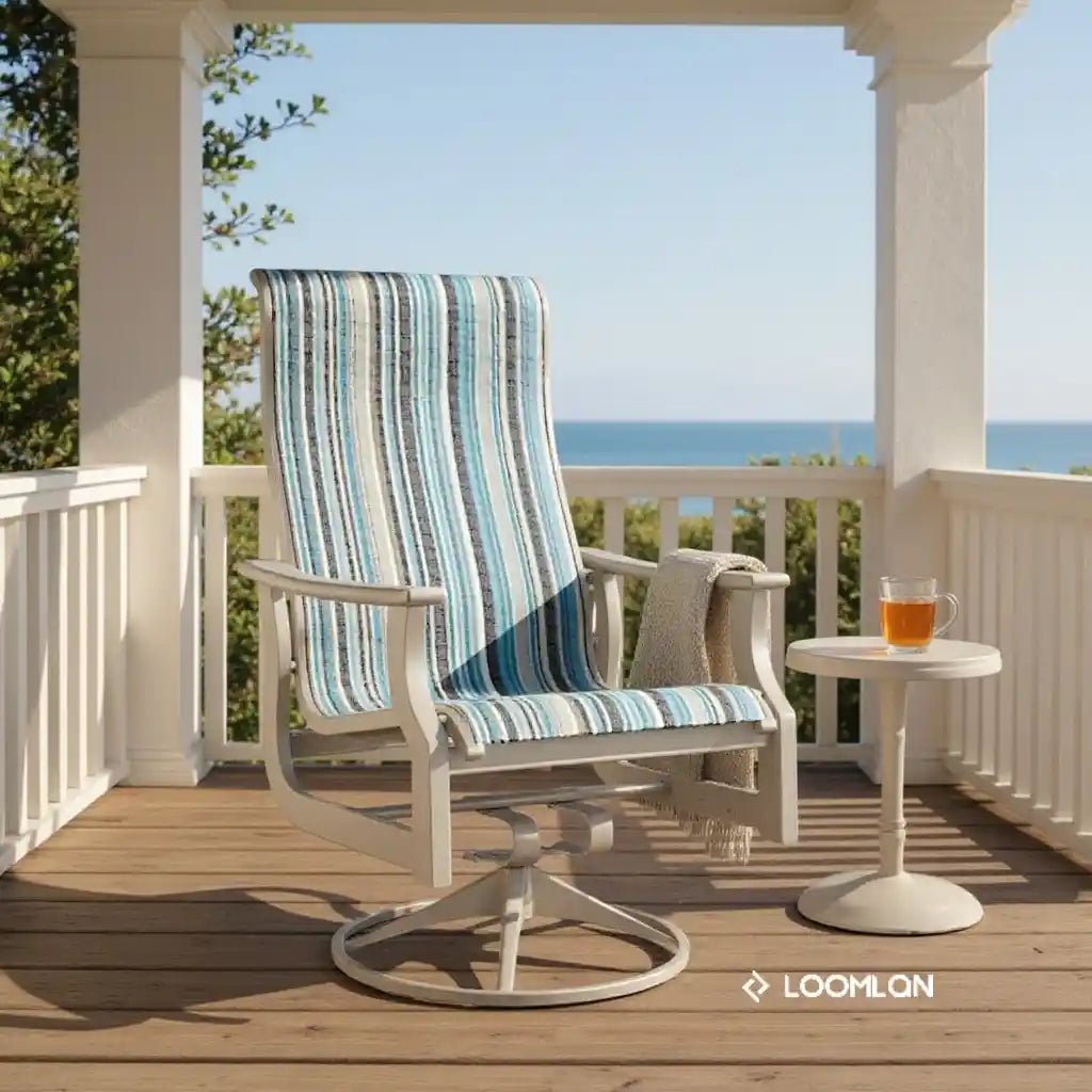 St. Catherine Supreme Swivel Rocker MGP Arms-Outdoor Accent Chairs-Telescope-LOOMLAN