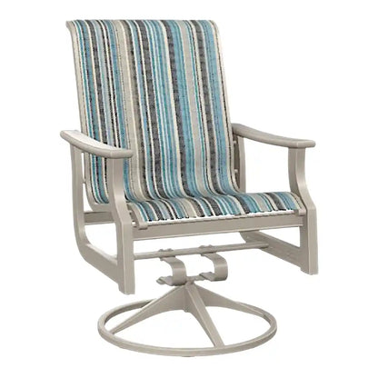 St. Catherine Swivel Rocker Marine Grade Polymer Arms-Outdoor Accent Chairs-Telescope-LOOMLAN
