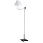 St. Dunstan Slim Profile Metal Floor Lamp-Floor Lamps-Chelsea House-Black-LOOMLAN