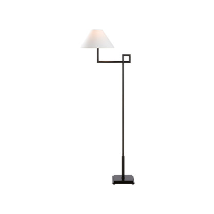 St. Dunstan Slim Profile Metal Floor Lamp-Floor Lamps-Chelsea House-LOOMLAN