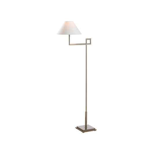 St. Dunstan Slim Profile Metal Floor Lamp-Floor Lamps-Chelsea House-LOOMLAN