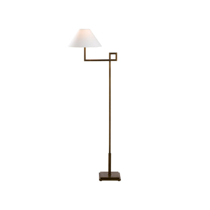 St. Dunstan Slim Profile Metal Floor Lamp-Floor Lamps-Chelsea House-LOOMLAN