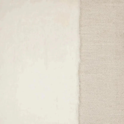 St. Moritz Cream Faux Fur Large Throw Pillow Insert - LOOMLAN - D.V. Kap - Throw Pillows