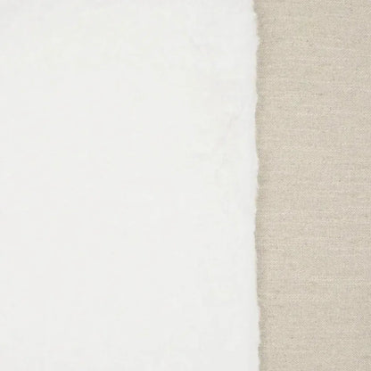 St. Moritz Swan Faux Fur White Large Throw Pillow - LOOMLAN - D.V. Kap - Throw Pillows