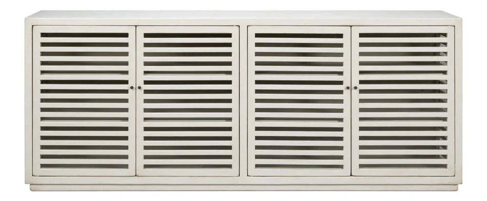 St. Nevis Four Shelve Wood Sideboard - LOOMLAN - Sarreid - Sideboards