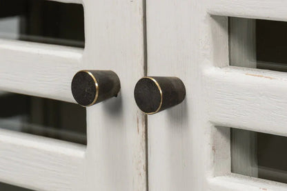 St. Nevis Four Shelve Wood Sideboard - LOOMLAN - Sarreid - Sideboards