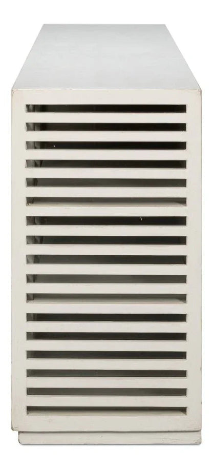 St. Nevis Four Shelve Wood Sideboard - LOOMLAN - Sarreid - Sideboards