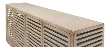 St. Nevis Four Shelve Wood Sideboard - LOOMLAN - Sarreid - Sideboards