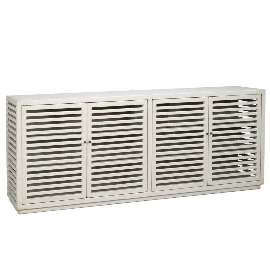 St. Nevis Four Shelve Wood Sideboard - LOOMLAN - Sarreid - Sideboards