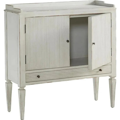 Stacie's Wood Grey Cabinet - LOOMLAN - Furniture Classics - Accent Cabinets