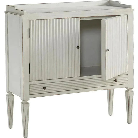Stacie's Wood Grey Cabinet - LOOMLAN - Furniture Classics - Accent Cabinets