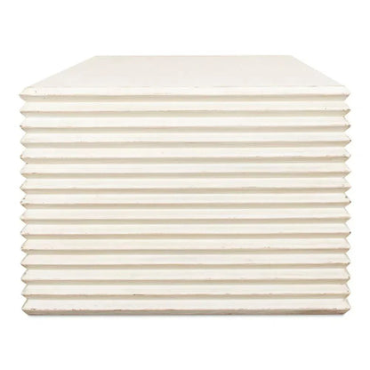 Stacked Cocktail Coffee Table Antique White - LOOMLAN - Sarreid - Coffee Tables