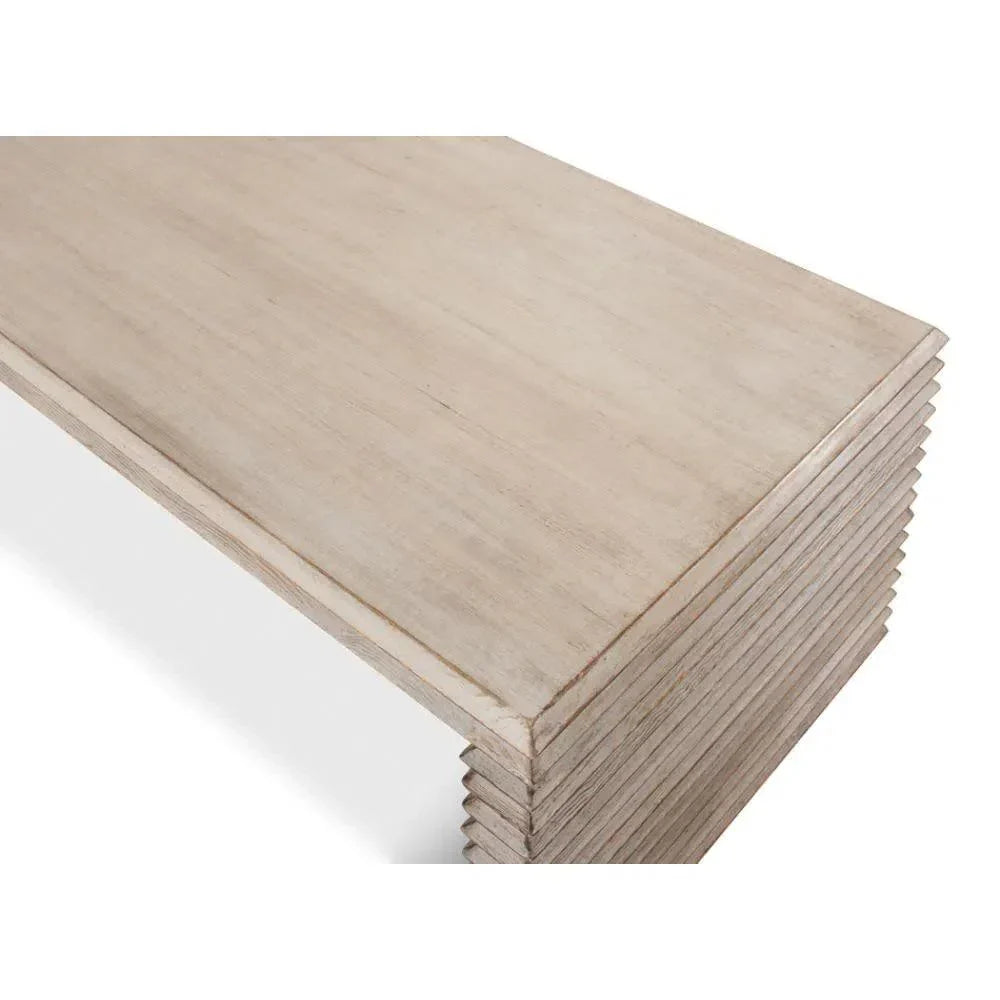 Stacked Cocktail Coffee Table Stone Grey - LOOMLAN - Sarreid - Coffee Tables