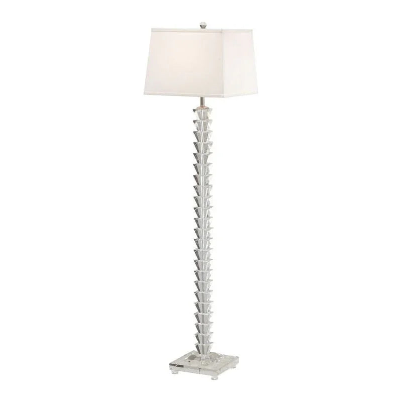 Stacked Crystal Made Floor Lamp-Floor Lamps-Wildwood-LOOMLAN