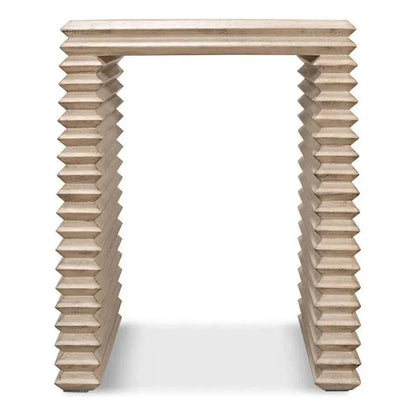 Stacked Side Table Stone Grey - LOOMLAN - Sarreid - Side Tables