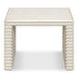 Stacked Stool Antique White - LOOMLAN - Sarreid - Side Tables